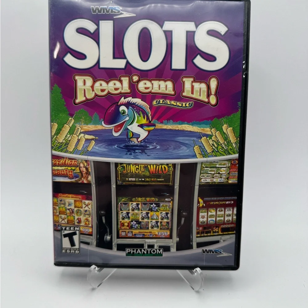 WMS Reel 'Em In Classic Slots DVD Casino Game for PC Windows 2011 CIB Untested